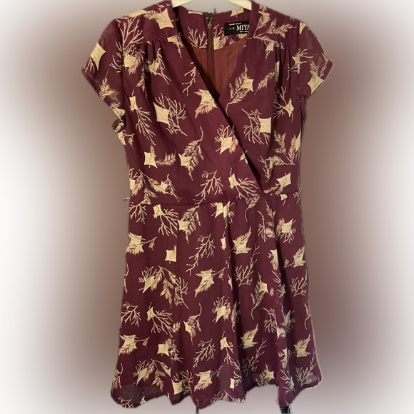 SzM Vtg Fall Dress (1990’s) - Picture 1 of 5